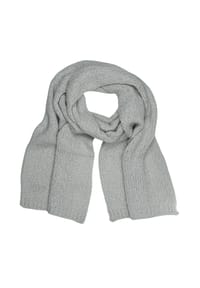 collezione alessandro® - Winterschal Merinoa aus softer Wollmischung, Made in Italy - blau