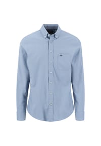 FYNCH-HATTON® - Flanellhemd Premium Flannel B.D., Langarm, Button-Down-Kragen, für Herren - 660 AIR BLUE