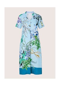 MADELEINE - Druckkleid mit floralem Muster - azurblau / multicolor