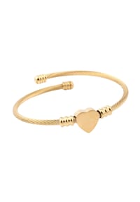 ENGELSINN - Armband Heart hochwertiger, universell verstellbarer Armreif - gold