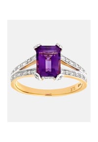 Diamant L'eternel - Ring, mit 0.13 ct Diamant, 375 Gelbgold - gold