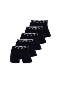 CR7 - Herren Boxer Shorts, 5er Pack - Trunks, Reisetasche, Cotton Stretch, Logobund - Schwarz