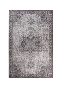 WECONhome - Kurzflorteppich Synchronize - Vintage/Orient‑Design,  6 mm  Flachgewebe, Chenille‑Struktur - 