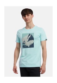 ragwear™ - T-Shirt Kurzarmshirt SEVY REMAKE - blau