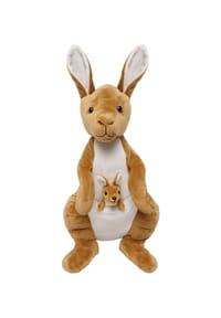 GALERIA - Plüschtier Känguru mit Baby 40 cm - BRAUN/WEISS