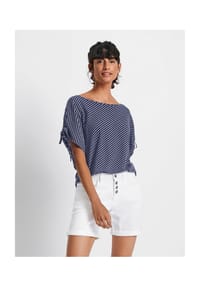 Witt - Shirt - marine-ecru-gestreift