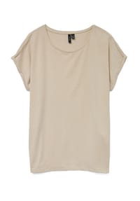 VERO MODA® - T-Shirt "Lava", Rundhals, für Damen - 175626003 OATMEAL