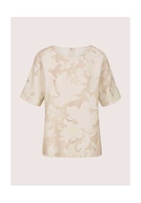 MADELEINE - Viskosebluse mit floralem Muster - perlweiß / beige