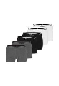 s.Oliver - Retro Short / Pant 6er Pack Basic - Blau / Dunkelblau / Schwarz
