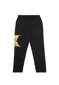 TAPOUT® - Herren Jogginghose normale Passform ROMOLAND - Black/Gold