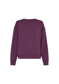 MSCH COPENHAGEN - Sweatshirt, Rippbündchen, für Damen - POTENT PURPLE