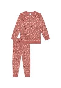 SCHIESSER - Girls World 2 Schlafanzug, Gummibund, für Kinder - 510 ALTROSA