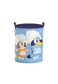 COFI - Bluey Wäschebeutel Aufbewahrungsbeutel 50x32 cm Stoff mit Futter - Blau 50x32 cm