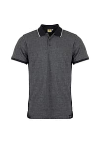 ROADSIGN® australia - Herren Polo Urban klassisches Poloshirt in melierter Optik, sportlich eleganter Stil für Freizeit, Büro und Casual-Outfits - beige