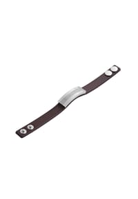 Adelia's Bold Style - Armband aus Leder 22 cm - braun