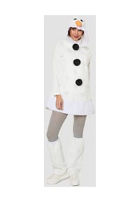 Crazy Days - Kostüm "Schneefrau", 2-teilig, für Damen - WEISS