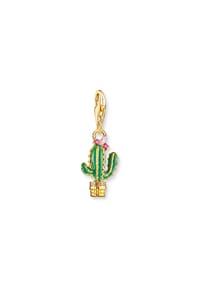 Thomas Sabo Glam & Soul - Charm-Anhänger Kaktus - gelbgoldfarben, bunt