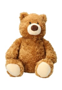 HERMANN Teddy COLLECTION® - Teddybär, sitzend, 34 cm - HASELNUSSBRAUN