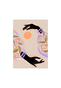  POSTER & FRAME® - Poster  Arty Guava - Embrace the Sun - 30 x 40 cm