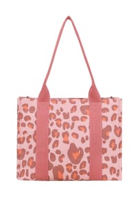 Fritzi aus Preußen - Shopper Tote Shopper Medium Leo mit tollem Leo-Print - Brick