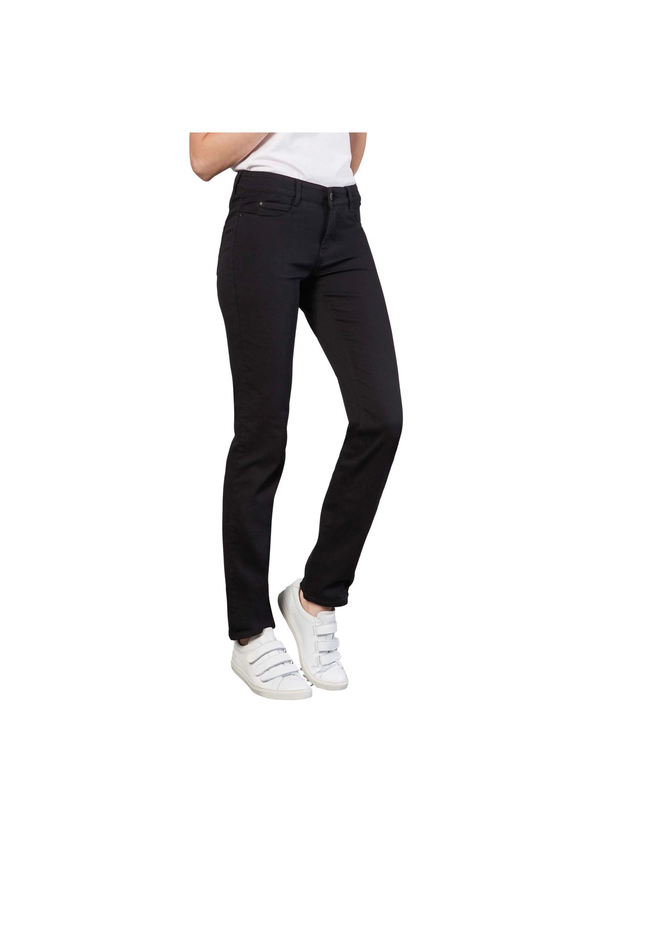 Mac Jeanshose, Straight Leg, FüR Damen, Schwarz, 40/L30