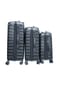 ALMINA® 3 Tlg. Reisekoffer- Set mit 4 Räder 360° drehbar, Hartschale Bild 14