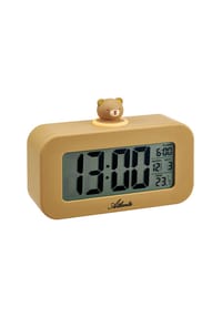 Atlanta by PARAGON - Digitalwecker LCD mit Tier-Motiven und Melodien - 2169/3 - Braun