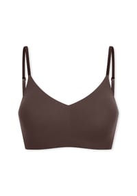 SCHIESSER - Bustier Invisible Soft - deep brown