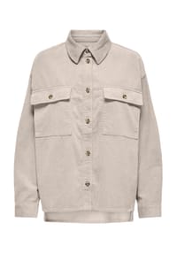 ONLY® - Overshirt "Moxie", Blusenkragen, für Damen - 189959 PUMICE STO