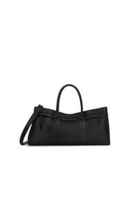 KAZAR STUDIO - Schwarze Handtasche aus weichem Naturleder mit länglichem Schnitt - Schwarz