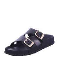 Tamaris - Pantoletten - BLACK LEATHER