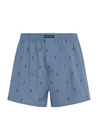 MANGUUN - Boxershort, kurz, 3er-Pack, Webboxer, für Herren - 0  ROT/BLAU