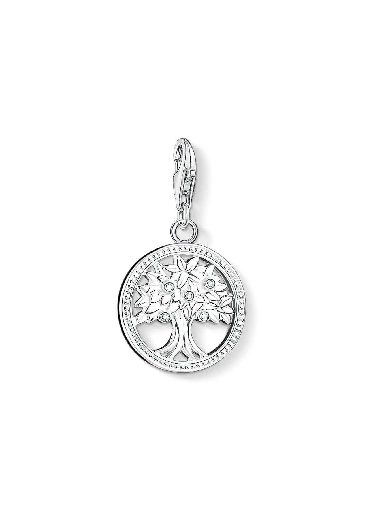 THOMAS SABO Charm Anhänger Lebensbaum Sterlingsilber weiße Steine 1303-051-14 - Image 4