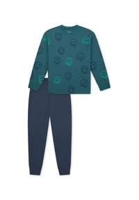 SCHIESSER - Schlafanzug Nightwear - kakaobraun
