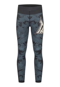 TAPOUT® - Herren Funktionsleggings schmale Passform PATTON - Camo Blue