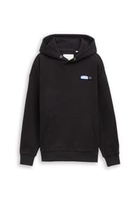 TOM TAILOR - Hoodie, Kängurutasche, für Kinder - 36423 HEAVY BLACK