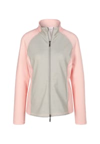 MADELEINE - Jacke im Colourblocking-Stil - steingrau / hellpeach