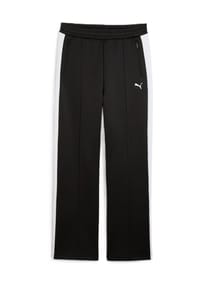 PUMA® - T7 Always On Straight Track Jogginghose, Reißverschlusstaschen, für Damen - PUMA BLACK
