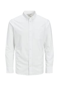 JACK & JONES - Hemd BROOK Slimfit Langarmhemd mit Button-Down-Kragen - dunkelblau