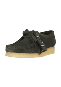 CLARKS® - Schnürschuhe Wallabee Forest Green Sde mit ikonischer Sohle - 5295A Forest Green Sde
