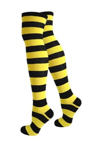 normani® - Overknees breite Ringel - Bunt
