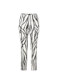 KRISS - Hose Nico Selma - weiß/schwarz