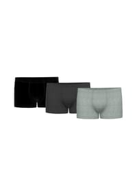 seidensticker - Retroshort, 3er-Pack, für Herren - 483 BLK/ANTHRA/GRE