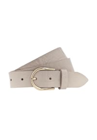 Vanzetti - Ledergürtel, Dornschnalle, für Damen - CREAM