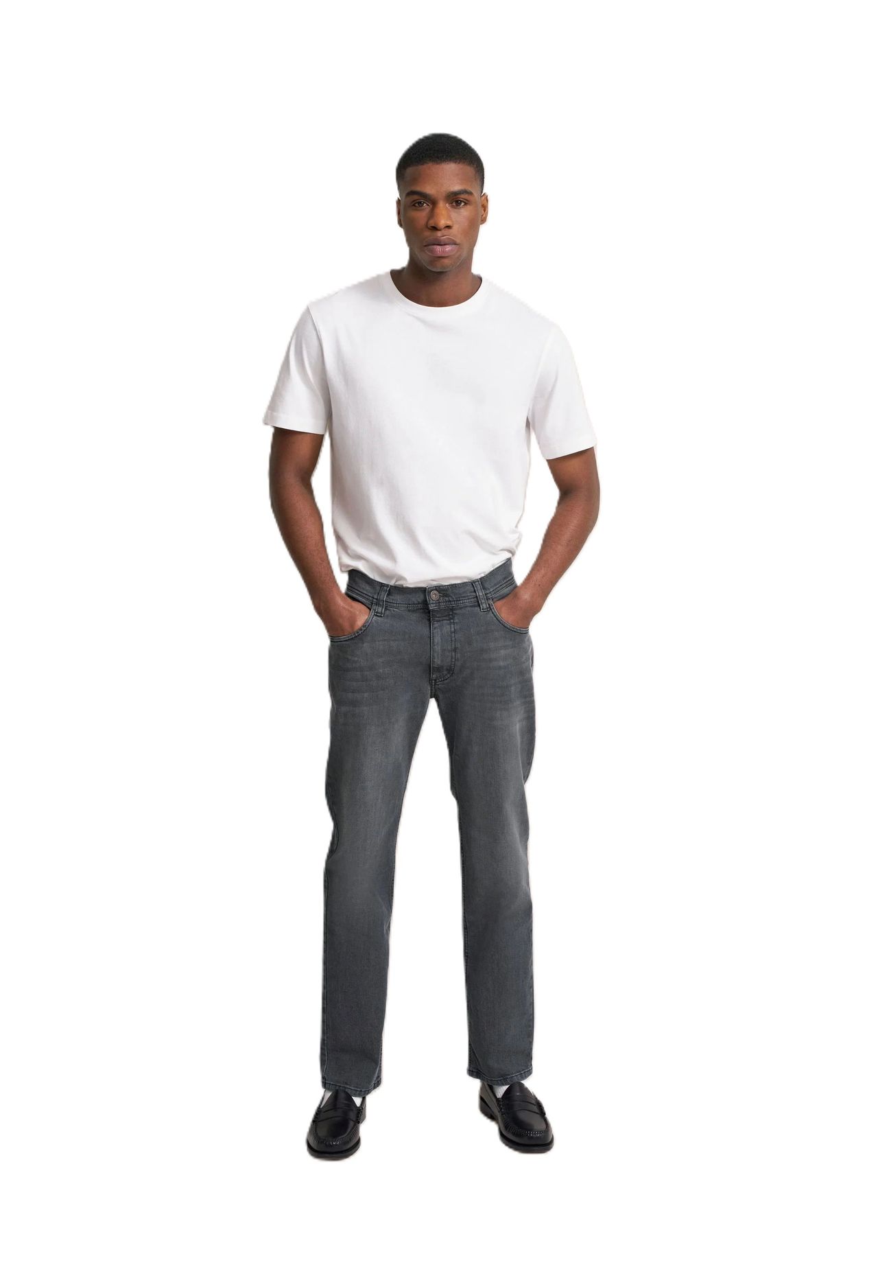 Bugatti Jeans, Modern Fit, 5-Pocket-Look, FüR Herren, Grau, 34/34