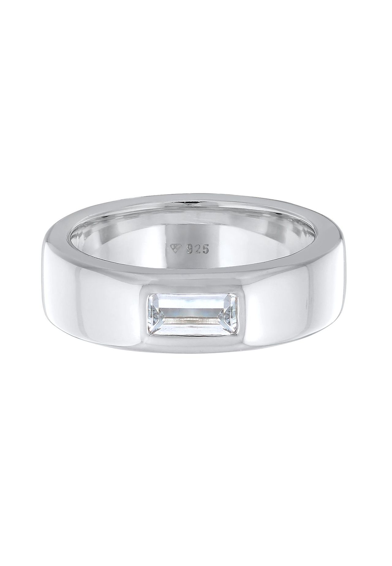 Damen Accessoires Elli PREMIUM Ring Bandring Topas Elegant 925 Silber Rhodiniert