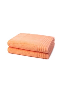 VOSSEN® 2 X Duschtuch im Set Vienna Style Supersoft - Vienna Style Supersoft - Apricot