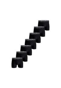 BJÖRN BORG - Herren Boxershorts, 7er Pack - Cotton Stretch Boxer, Logobund, Unterhose, Baumwollmischung - Schwarz