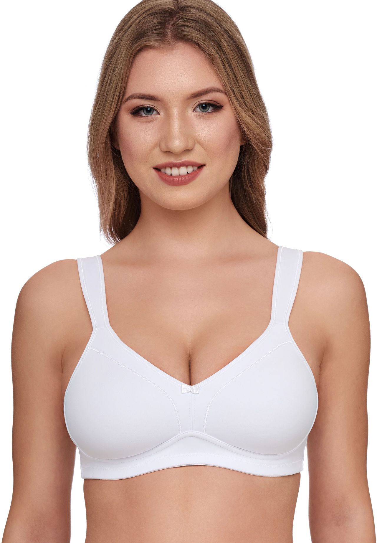 Susa Elegance Entlastungs-Bh, 2Er-Pack, BüGellos, FüR Damen, Weiß, 85C