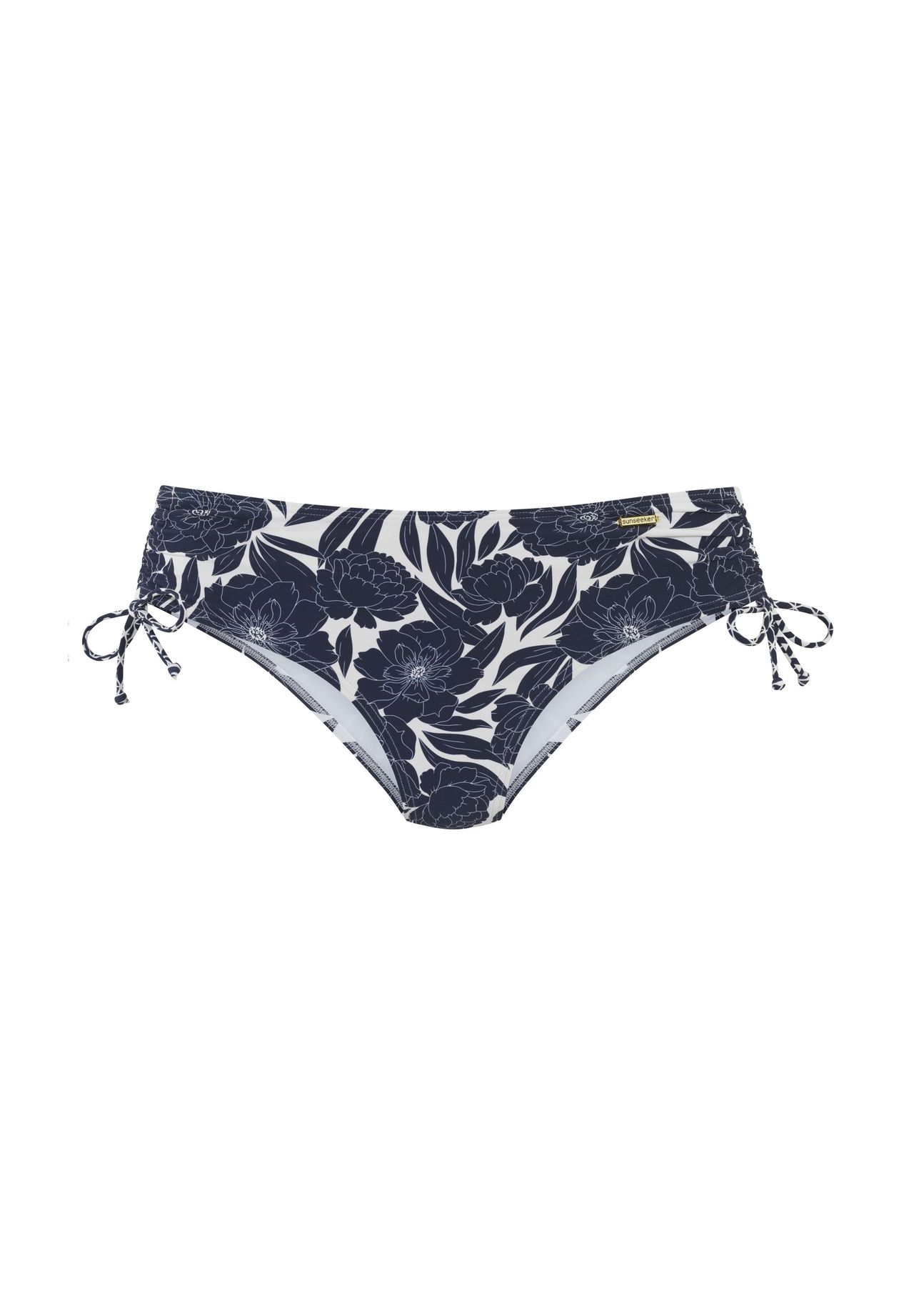 Sunseeker Bikinihose "Blossom", Raffung, FüR Damen, Blau|Weiß, 36